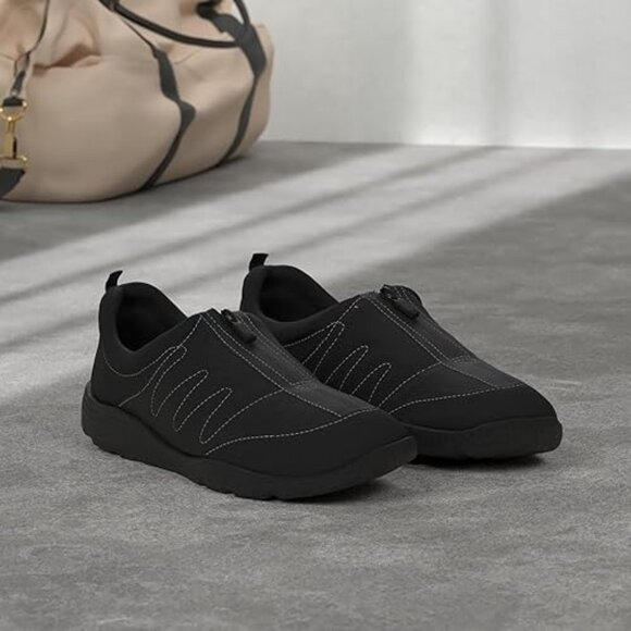 Easy Spirit Womens Comfy Bestrong Round Toe Casual Sneakers Black Size 9M NIB - Picture 6 of 7